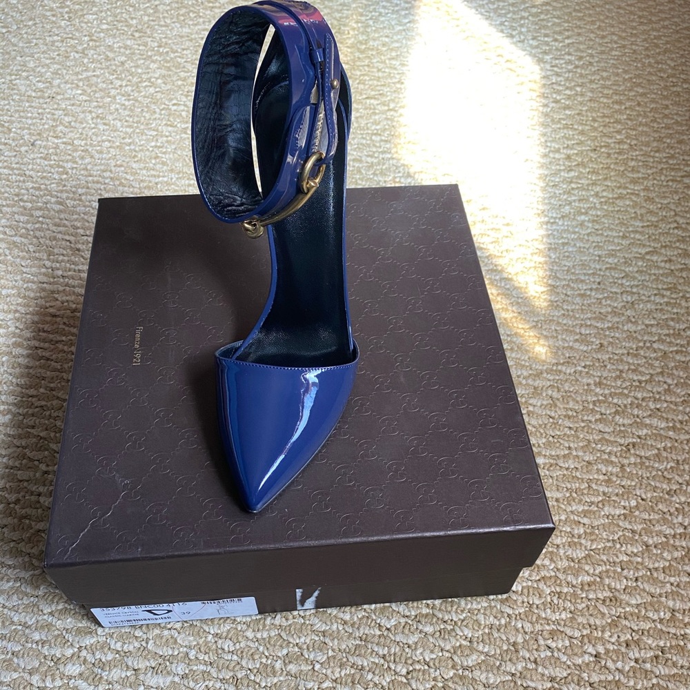Gucci Vernice Crystal Classic Marine
